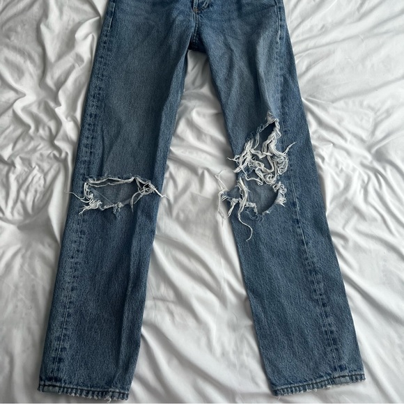 Agolde ripped jeans size 23 - Picture 2 of 3